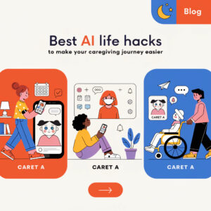 Person using artificial intelligence apps on a laptop for best AI life hacks